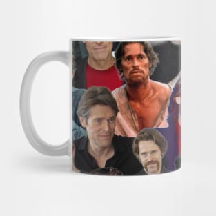 willem dafoe photo collage Mug